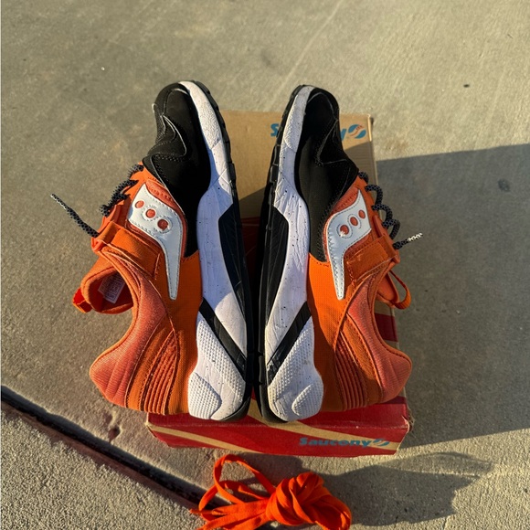 Saucony Grid 9,000 Black & Orange Mens Shoes main image 5